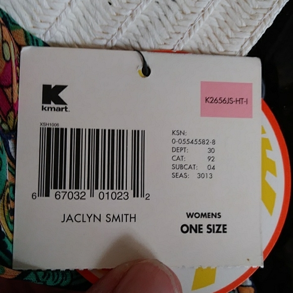 NEW Jaclyn Smith Face Saver Floppy Sun Hat / Scarf Attached UPF 50 - Picture 8 of 15